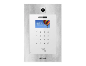 AA-11BV SILVER Вызывная панель подъездного IP-домофона BAS-IP