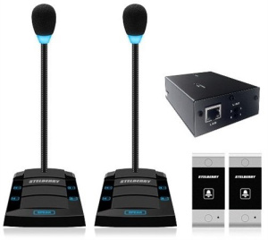 SX-425/2 Устройство переговорное клиент-кассир, дуплексное, с записью переговоров STELBERRY