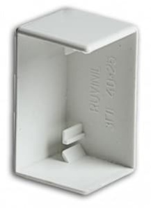 Заглушка ЗГЛ 20х10 Рувинил цвет Белый