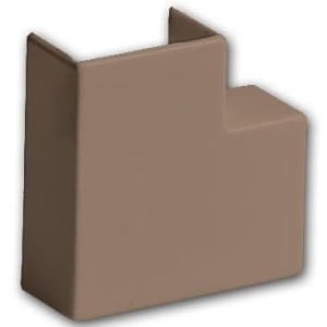 Поворот на 90 градусов ПВР 40х16-К Рувинил цвет Коричневый