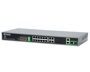 PPS-116 Коммутатор сетевой неуправляемый 16-портовый с РоЕ Praxis