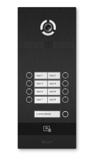 BI-08FB BLACK Вызывная панель IP-домофона BAS-IP