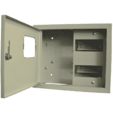 Щит металлический учетно-распределительный наружный ЩРУ 1н-12Г IP31 250х300х130мм DE