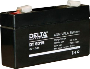 DT 6015 Аккумулятор герметичный свинцово-кислотный Delta