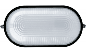 Влагозащищенный светильник Navigator 94 810 NBL-O1-60-E27/BL (НПБ 1401 / НПП 1401) черный овал 60Вт IP54