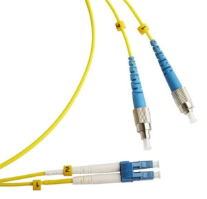 FC/UPC-LC/UPC FC-D2-9-FC/UR-LC/UR-H-2M-LSZH-YL Патч-корд волоконно-оптический Hyperline