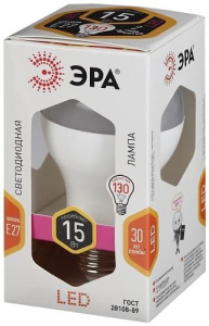 Лампа светодиодная LED Груша A60-15W-827-E27 ЭРА