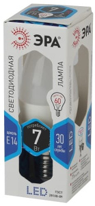 Лампа светодиодная LED Свеча B35-7W-840-E14 ЭРА