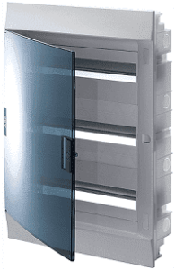 Бокс в нишу ABB Mistral41 54М зеленая дверь без клеммного блока