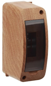 68302-38М Тусо Щит распределительный навесной под пломбу КМПн-2 Бук с прозрачной дверью