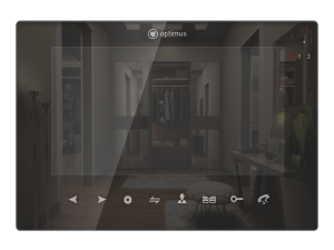 VMH-7.1 (черный) Монитор видеодомофона цветной Optimus