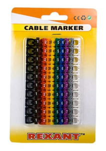Маркеры кабельные Rexant