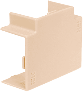 Угол Т-образный (тройник) КМТ 20х10 ИЭК серии Элекор цвет Сосна (уп. 4 шт)