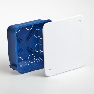 10160 Тусо Коробка распаячная для скрытой проводки Рувинил 100х100х45мм