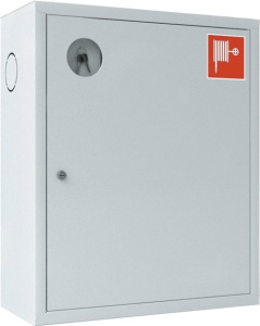 Ш-ПК-001НЗБ (ПК-310НЗБ) лев. Шкаф пожарный навесной закрытый белый ТОИР-М