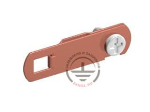 GALMAR Зажим к фасаду/стене для плоского токоотвода (токоотвод 30*4мм; оцинк. сталь с покраской)