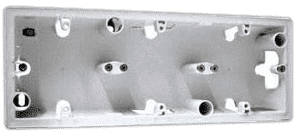 776183 Коробка Legrand Valena 3 поста для накладного монтажа Белый