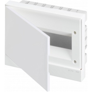 Бокс в нишу ABB Basic E 12М белая непрозрачная дверь (c клеммами) BEF401212