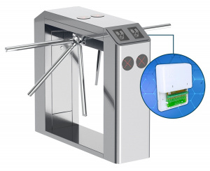 Турникет-трипод тумбовый ДВУХПРОХОДНОЙ ТМБ 1200 БЛОКПОСТ