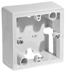 Valena  Коробка 1 пост для накладного монтажа Белый Legrand