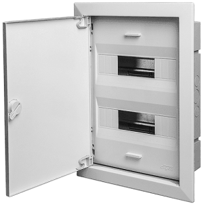 68124М Тусо Щит распределительный внутренний ЩРв-П-24 Белый с металлической дверью