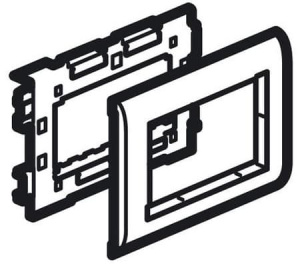 638087 Legrand Mosaic Суппорт 4 модуля для крышки 110мм Metra
