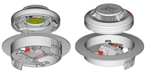ИП 212-141 (V2.04)  для подвесного потолка извещатель пожарный дымовой оптико-электронный точечный Рубеж