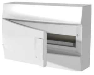 Бокс настенный ABB Mistral41 18М непрозрачная дверь с клеммным блоком