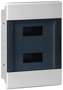 68124 Тусо Щит распределительный внутренний ЩРв-П-24 Белый с прозрачной дверью