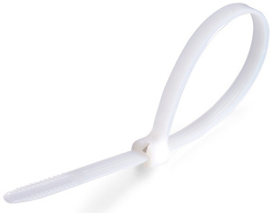 Кабельные стяжки повышенной прочности со стальным зубом КСЗ 4х150(б) (100шт) КВТ