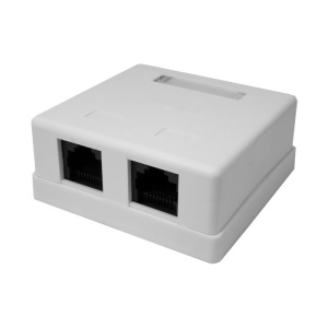 Накладная розетка под Keystone модуль 2p (SL-MB2) SUPRLAN