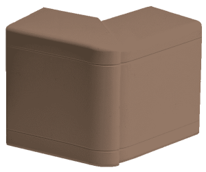 Внешний угол УВШ 100х40/100х60-К Рувинил цвет Коричневый