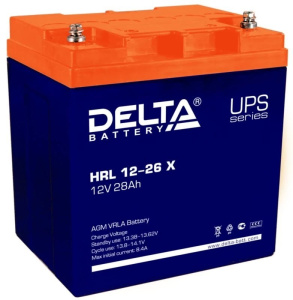 Delta HRL 12-26 X Аккумулятор герметичный свинцово-кислотный Delta