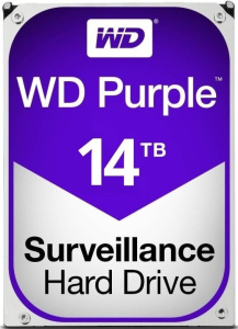HDD 14000 GB (14 TB) SATA-III Purple (WD140PURZ) Жесткий диск (HDD) для видеонаблюдения HDD 14000 GB (14 TB) SATA-III Purple (WD140PURZ) Western Digit