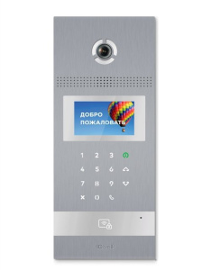 AA-12B SILVER Вызывная панель подъездного IP-домофона BAS-IP