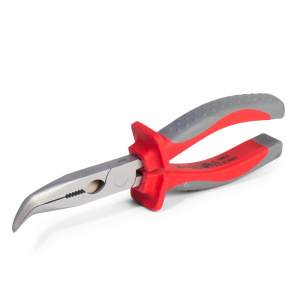 Длинногубцы изогнутые 200мм диэлектрические серии СТАНДАРТ КВТ