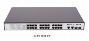 GL-SW-F003-24P Коммутатор с PoE GL-SW-F003-24P GIGALINK
