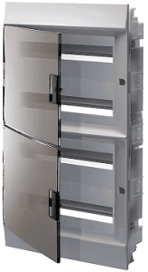 Бокс в нишу ABB Mistral41 72М прозрачная дверь c клеммным блоком