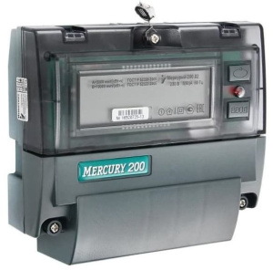 Счетчик Меркурий 200.02 1ф 5-60А 1 класс точн. многотариф.; CAN ЖКИ Моск. вр. Инкотекс