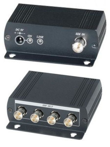 SDI04D Разветвитель-усилитель 3G/HD-SDI SC&T