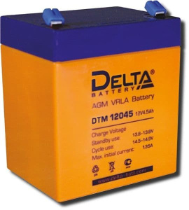 DTM 12045 Аккумулятор герметичный свинцово-кислотный Delta