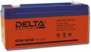 DTM 6032 Аккумулятор герметичный свинцово-кислотный Delta