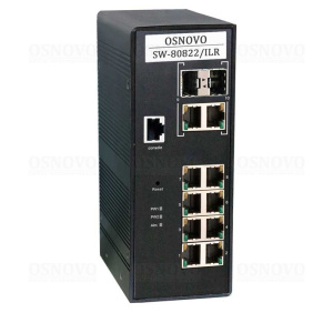 SW-80822/ILR Коммутатор 10-портовый Gigabit Ethernet с РоЕ OSNOVO