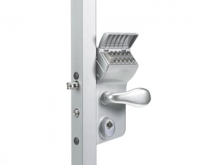 LMKQ4040 V2L (цвет: ZILV, серебро) Замок механический кодовый для калиток Locinox