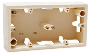 776132 Коробка Legrand Valena 2 поста для накладного монтажа Cлоновая кость