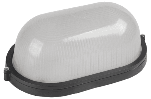 Светильник НПП1401 овал черный термостойкий 60Вт IP54 ИЭК