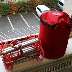 ЛНСП-6 Лестница навесная спасательная пожарная ЛНСП-Кст-6-Н СамоСпас