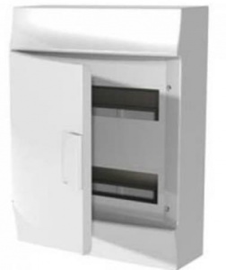 Бокс настенный ABB Mistral41 24М непрозрачная дверь с клеммным блоком