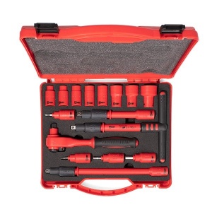 Набор диэлектрического инструмента 3/8" НИИ-16, 16 предметов  КВТ