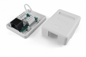 SB1-1-8P8C-C5e-WH Розетка RJ-45 Hyperline